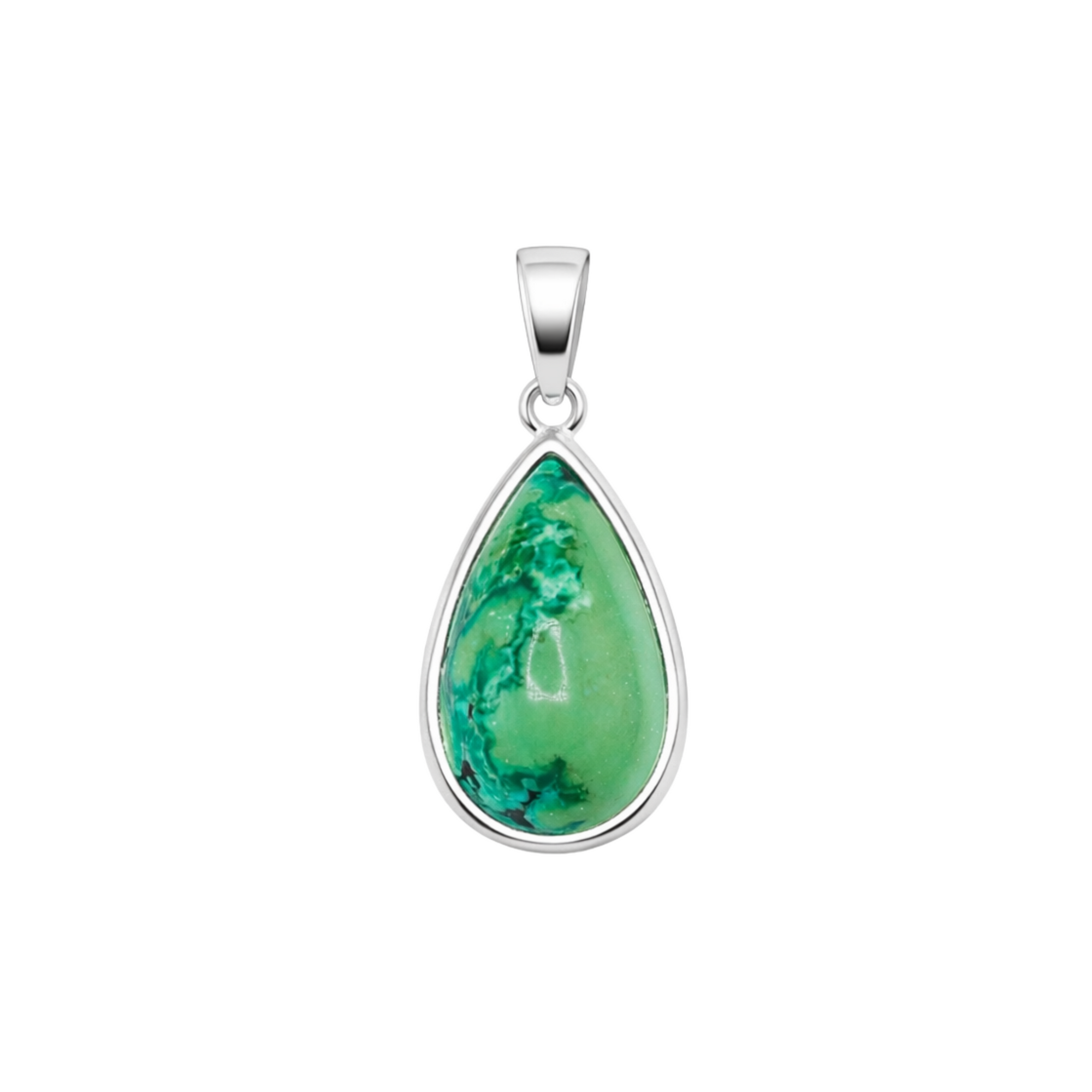 Turquoise teardrop pendant