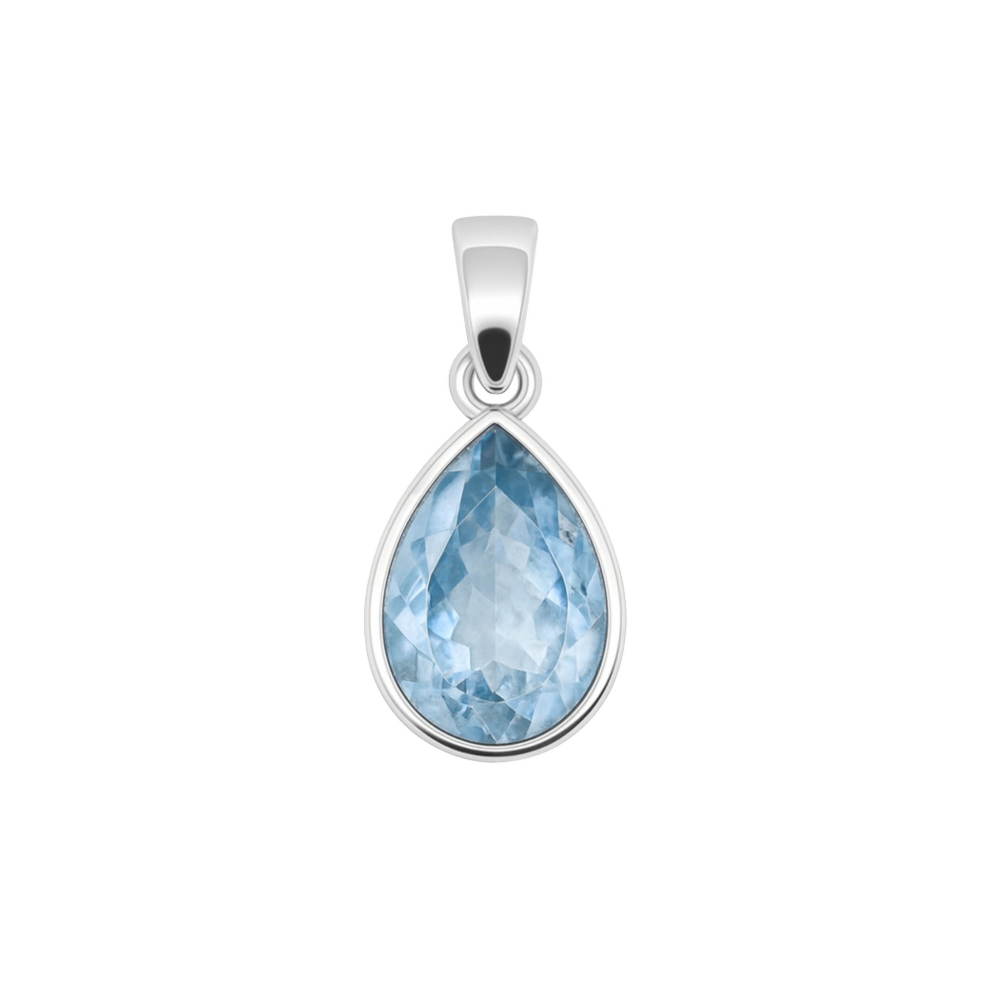 Venus blue topaz pendant