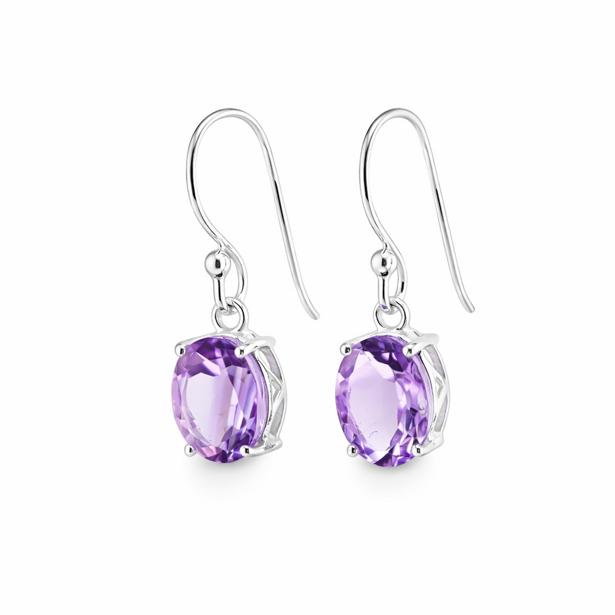 Amethyst earrings