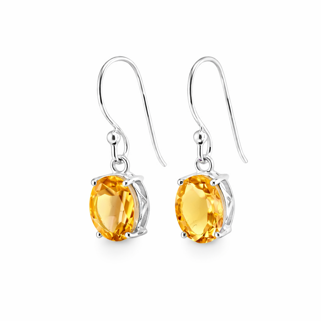 Eternal citrine earrings