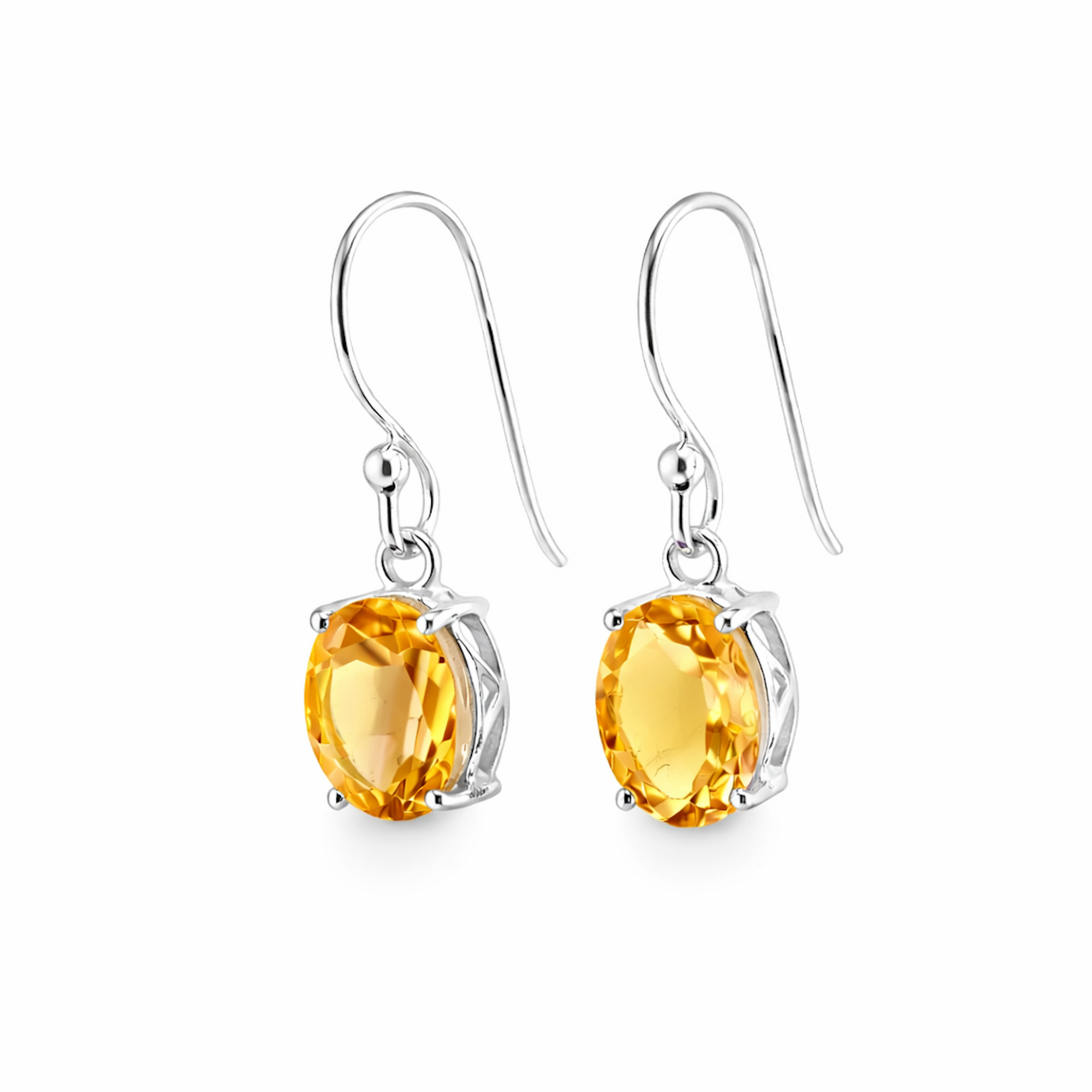 Eternal citrine earrings
