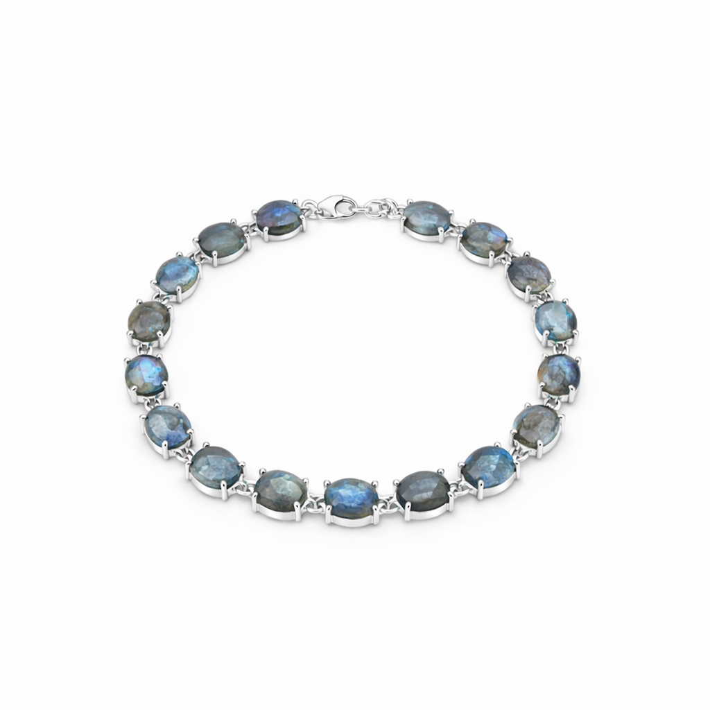 Labradorite briolette bracelet