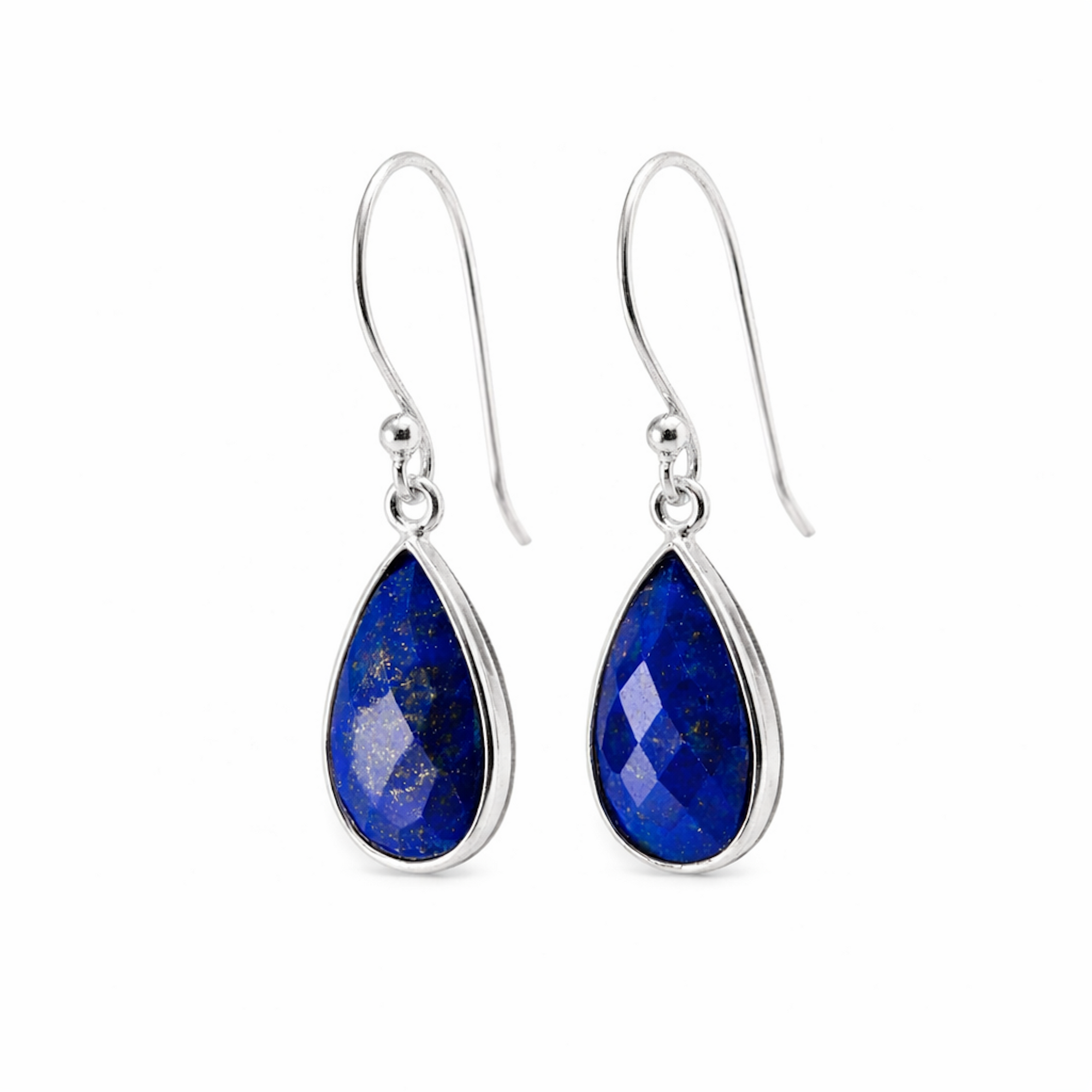 Lapis lazuli short earrings