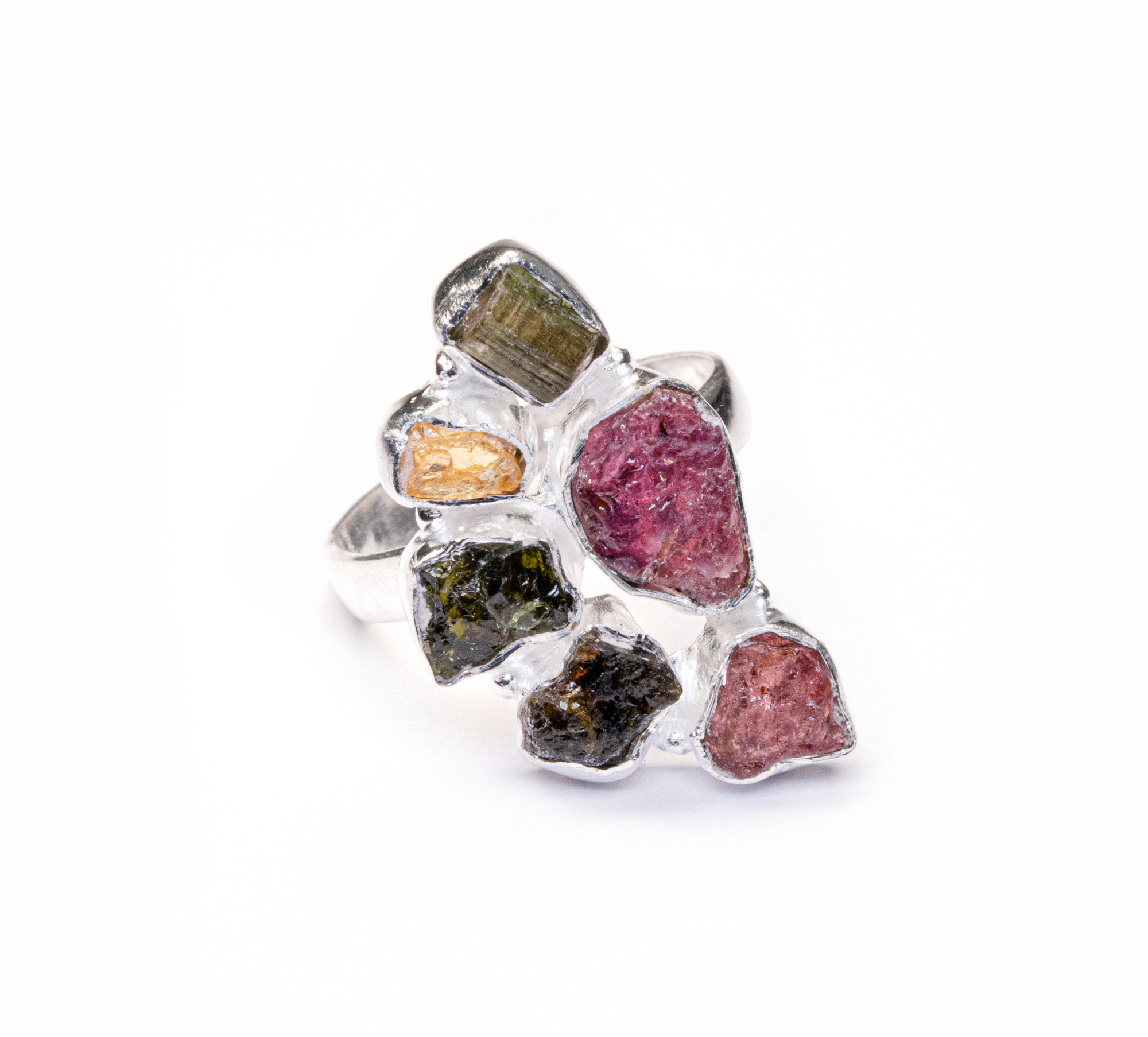 Giraffe tourmaline ring