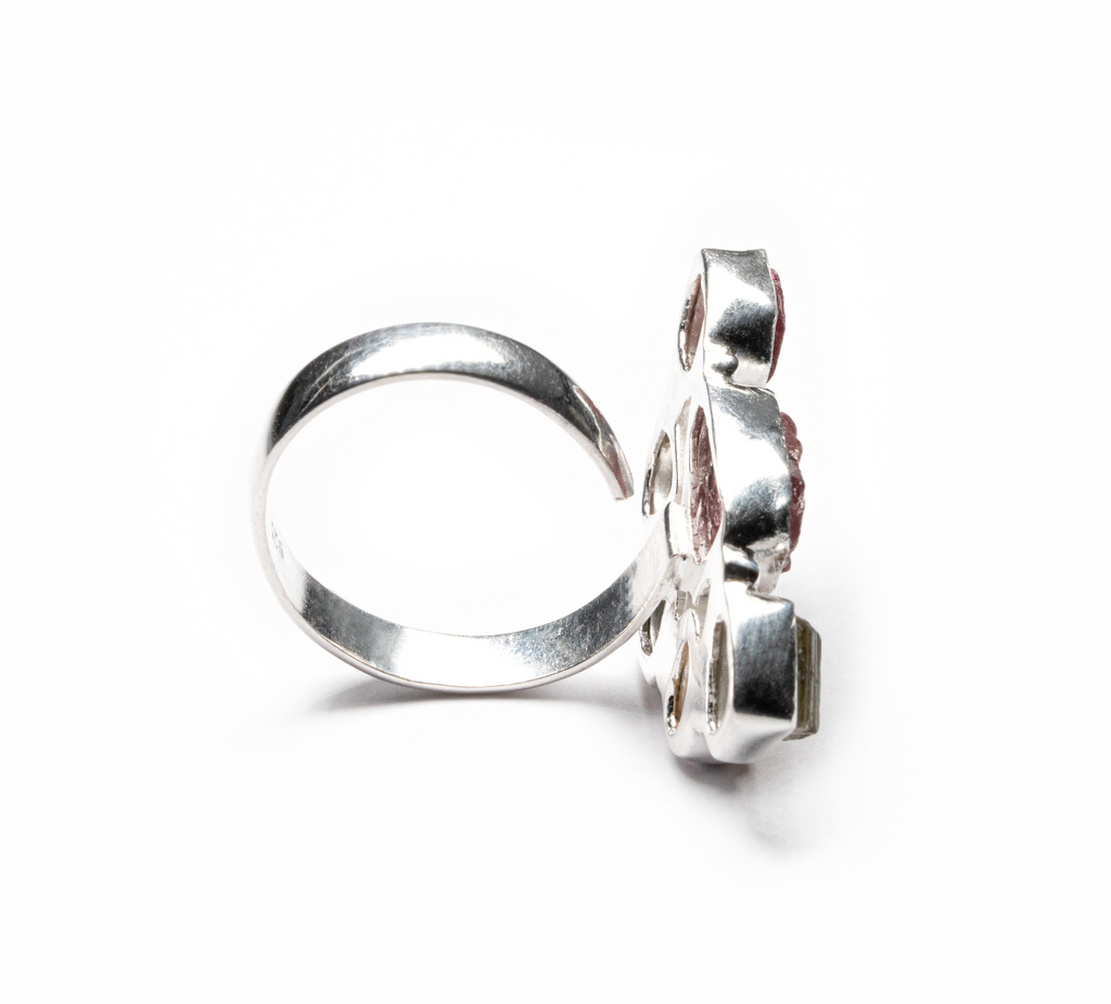 Giraffe tourmaline ring