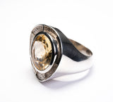 Mystic citrine ring