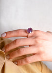 Nordic flair amethyst ring