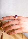 Nordic flair amethyst ring