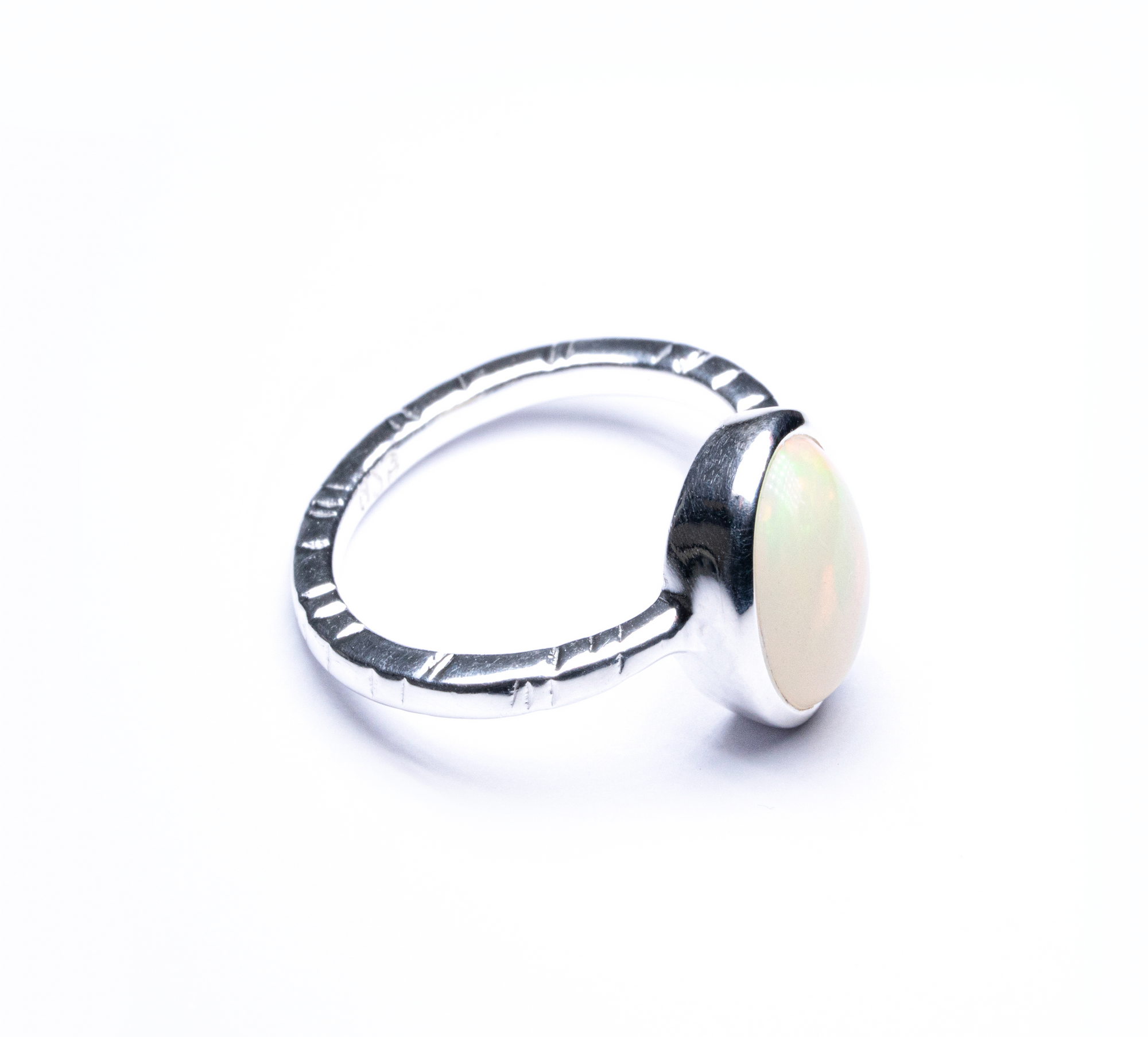 Ethiopian opal ring