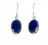 Lapis Oval Earrings