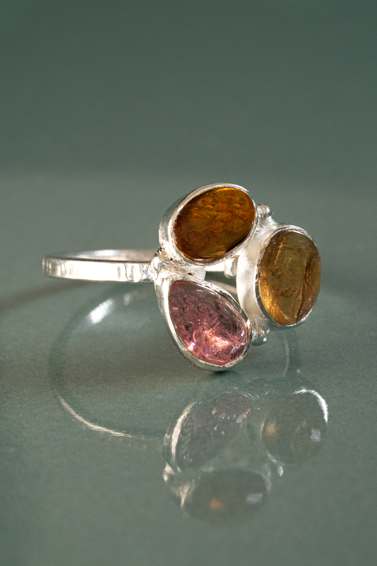 Galaxy tourmaline ring