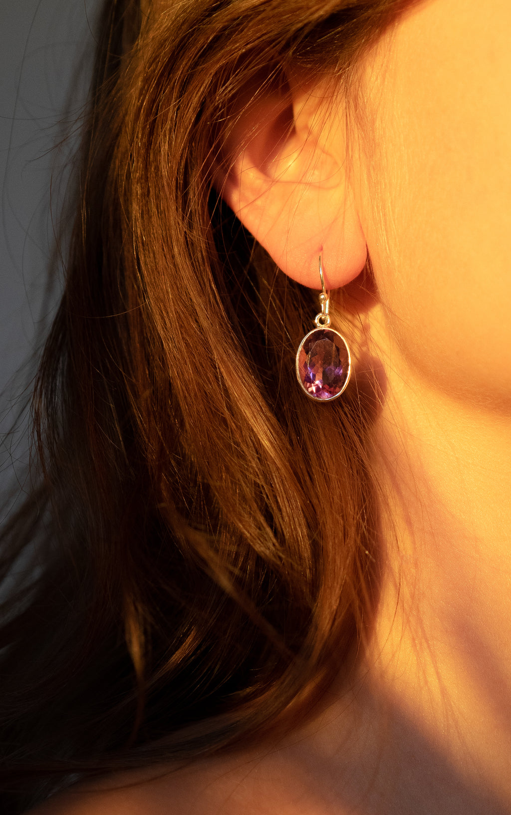 Amethyst Selene earrings