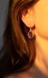 Zambia amethyst earrings