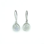 Rainbow Moonstone magic oval Earrings